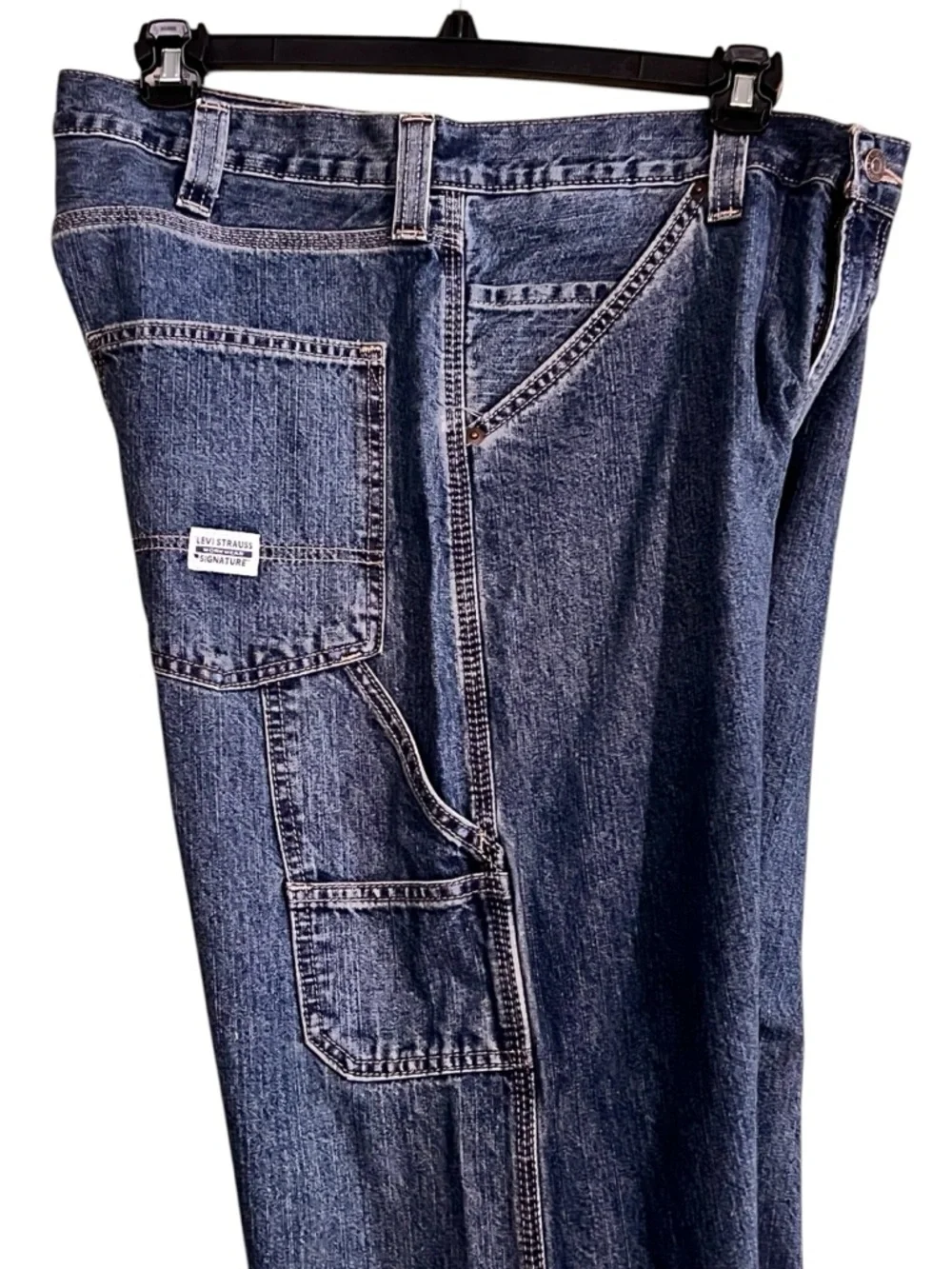 Men Levi's Strauss Signature Workwear  Carpenter Jeans 36/30 Loose Fit Straight